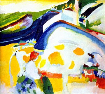  Kandinsky Pintura al %c3%b3leo - La vaca Wassily Kandinsky